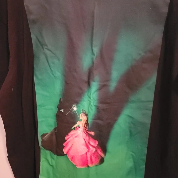 Divided Wicked Black T Shirt Glinda Size L - Picture 5 of 9